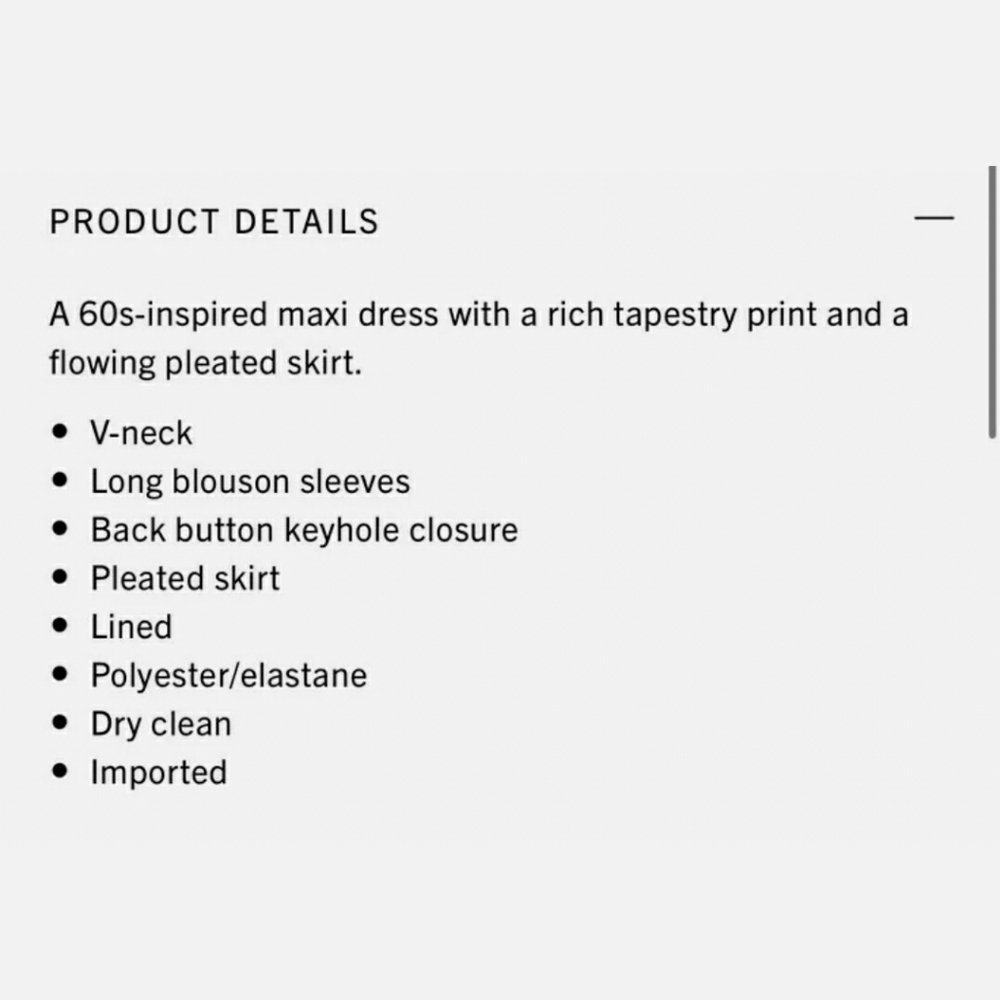 Alice + Olivia Cheney Pleated Maxi dress - Size 8 NWT - Picture 5 of 5
